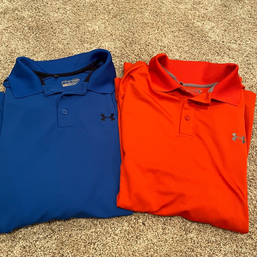 Mens Under Armour Polo Shirt Bundle